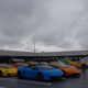 Illustration for article titled Supercars Took Over A Garage To Welcome The $1.9 Million Lamborghini Centenario